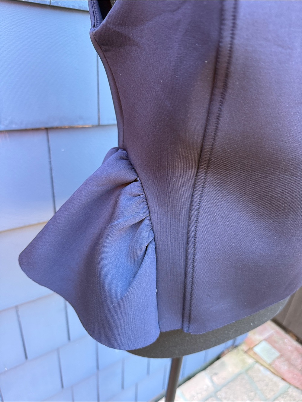 Maeve blue Peplum Tank Top medium NWT - Picture 3 of 8